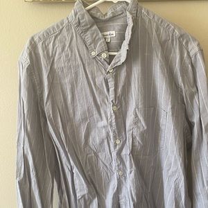 Men’s light blue with stripes